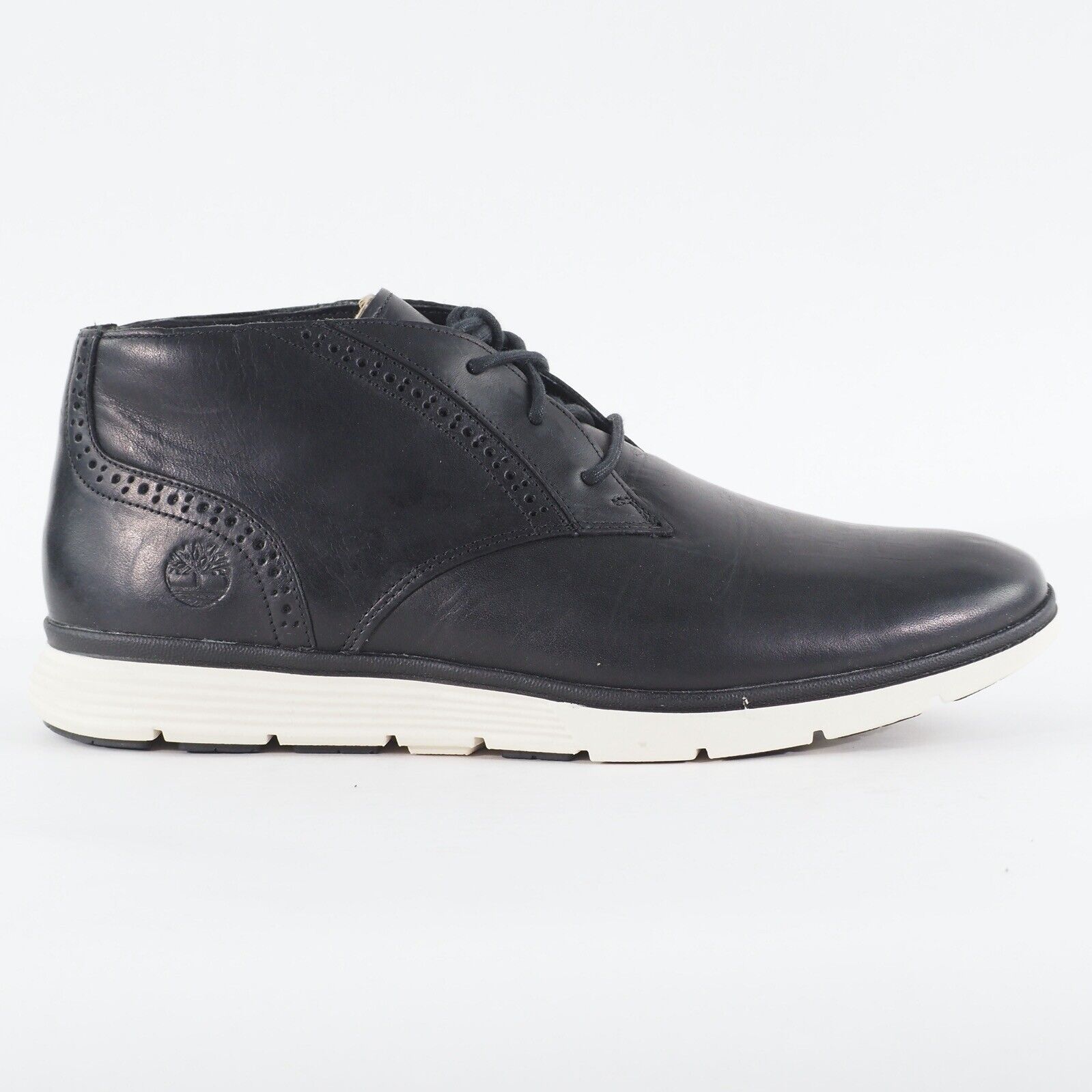 Mens Timberland Franklin Park Chukka A1L7H Black Leather Lace Up Casual Shoes