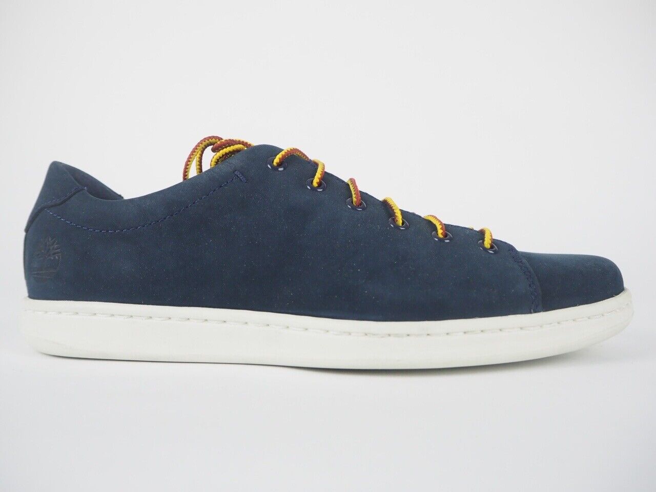 Mens Timberland Court Side Oxford A1GJ2 Navy Leather Lace Up Trainers