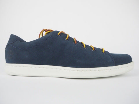 Mens Timberland Court Side Oxford A1GJ2 Navy Leather Lace Up Trainers