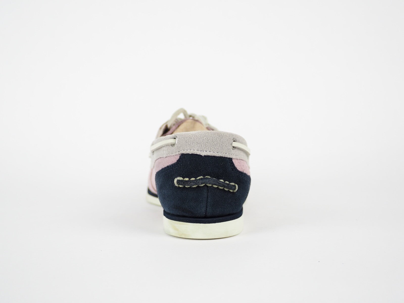 Womens Timberland EK Classic 2 Eye 8862R Pale Pink Leather Casual Boat Shoes