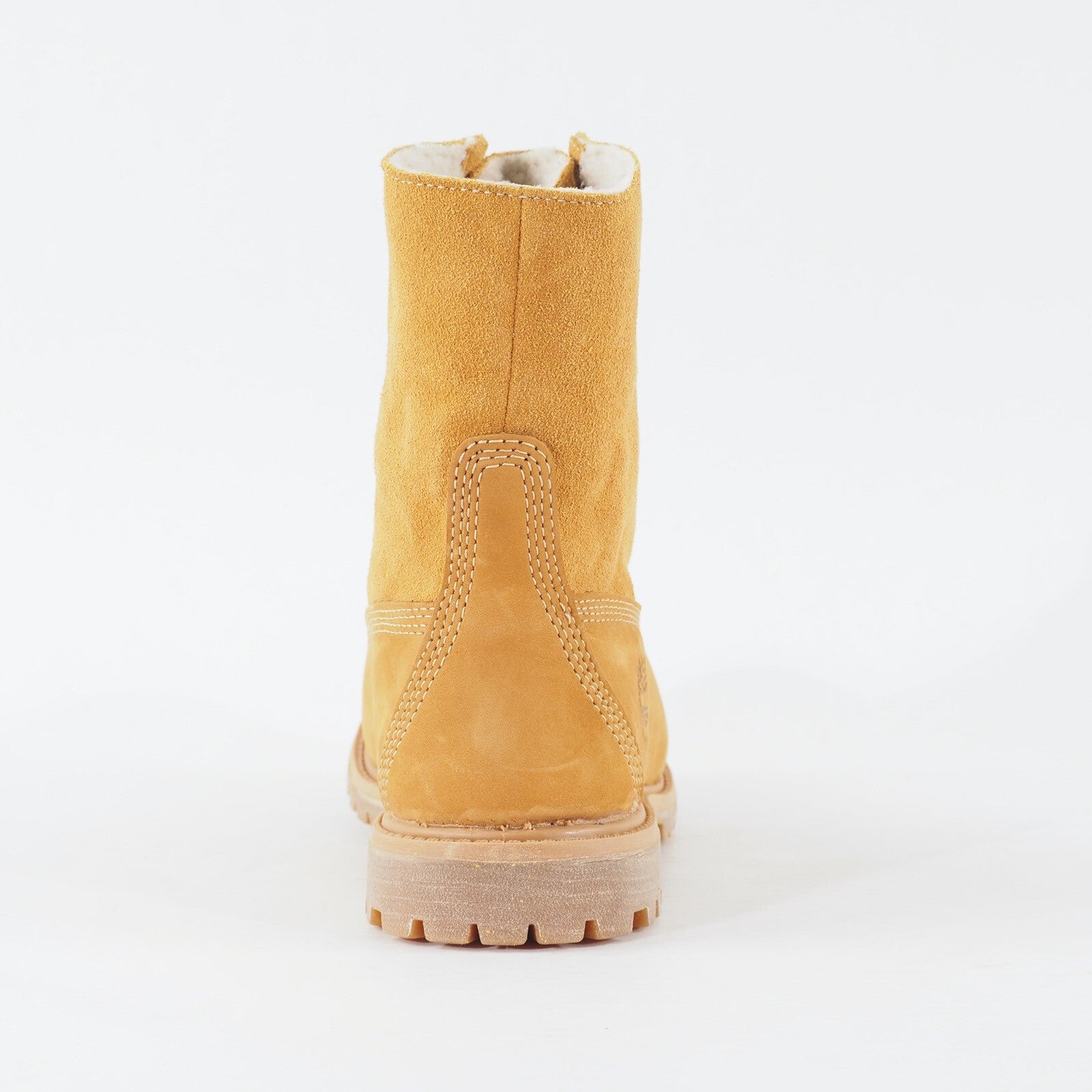 Womens Timberland Authentic Teddy Fleece 8329R Wheat Leather Lace Casual Boots