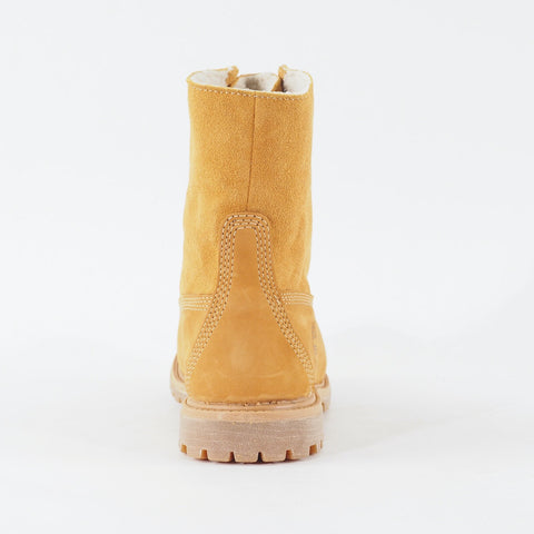 Womens Timberland Authentic Teddy Fleece 8329R Wheat Leather Lace Casual Boots