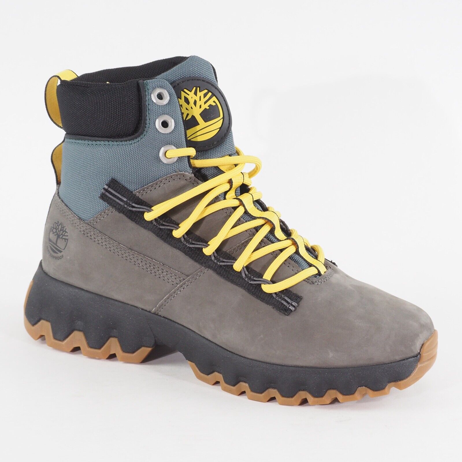 Mens Timberland TBL Edge A2MCW Grey Nubuck Leather Waterproof Walking Boots