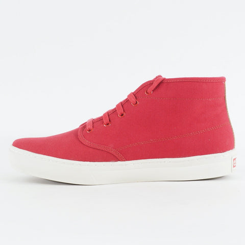 Mens Timberland EK 20 Cupsole Chukka 5065R Red Canvas Lace High Top Casual Boots