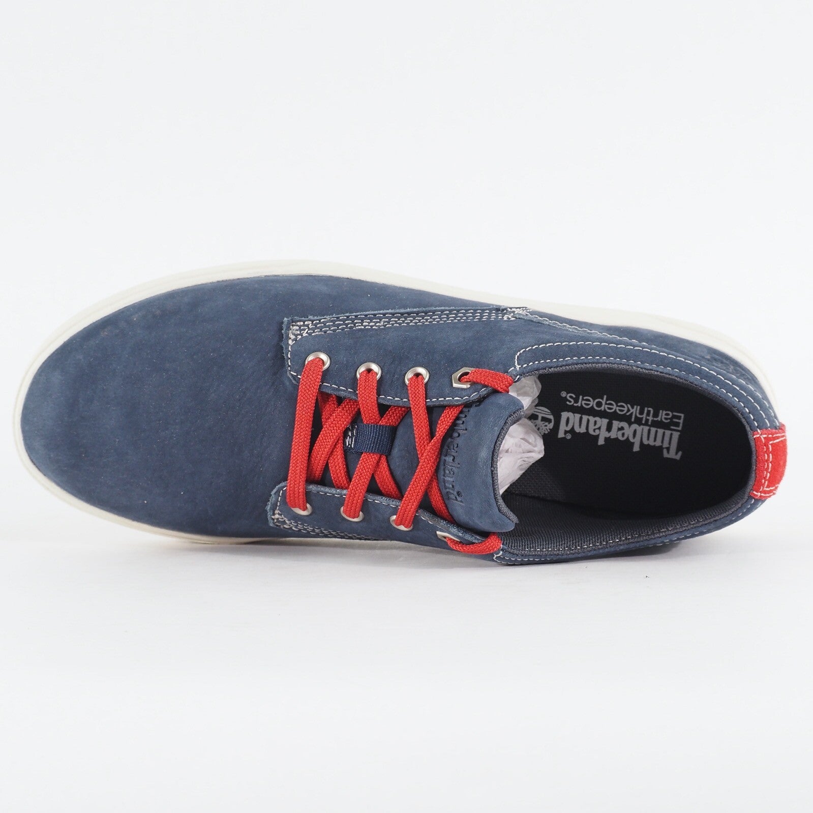 Mens Timberland Earthkeepers 6764B Dark Blue Leather Lace Up Casual Shoes