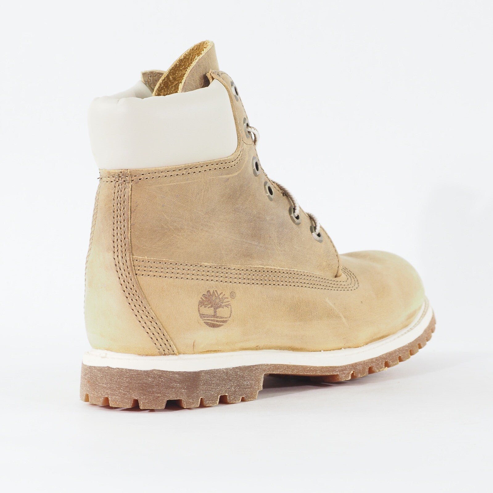 Womens Timberland Premium 6 Inch 24629 Burnished Grey Leather Waterproof Boots