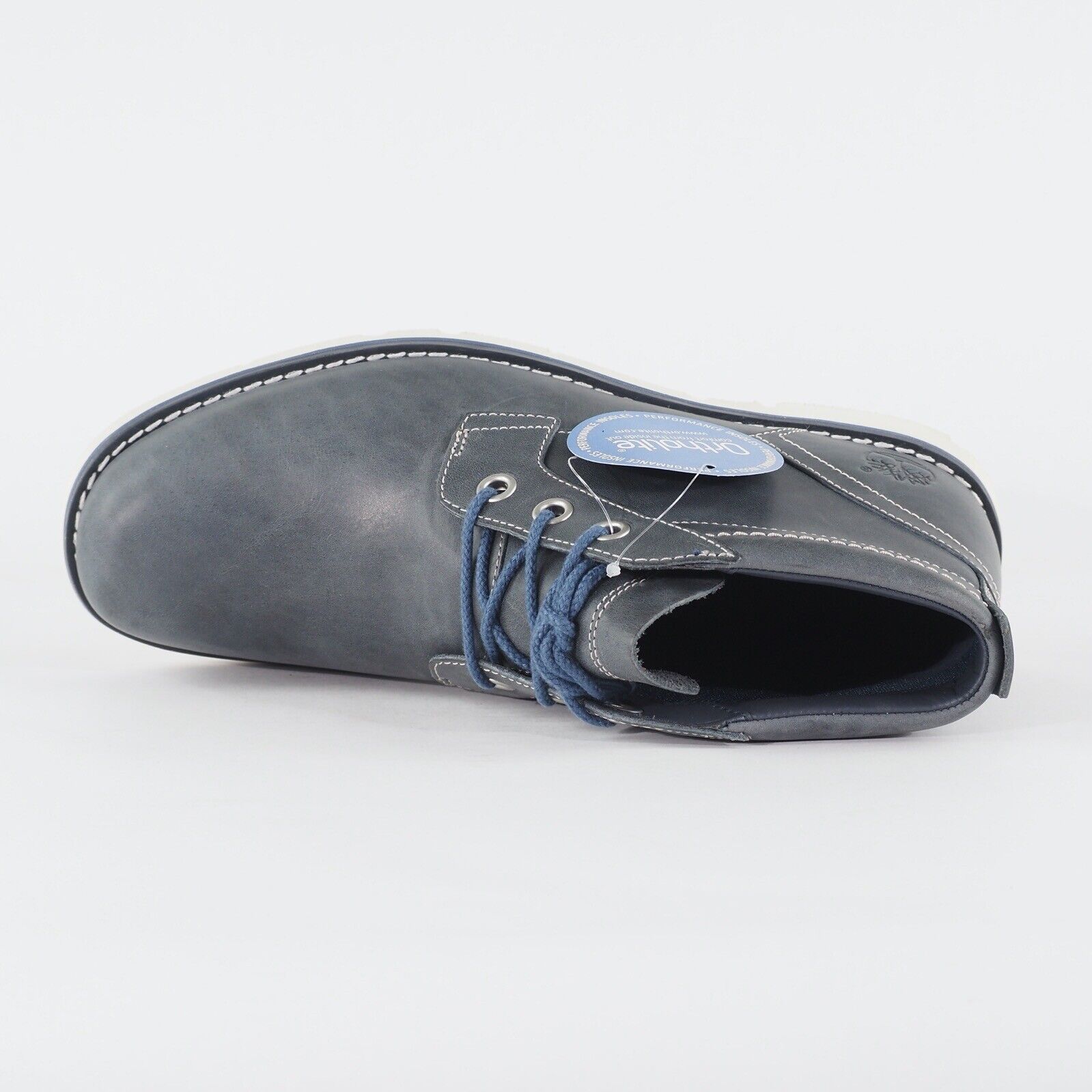 Mens Timberland Rugged 6863B Blue Leather Lace Uk Casual Walking Chukka Boots