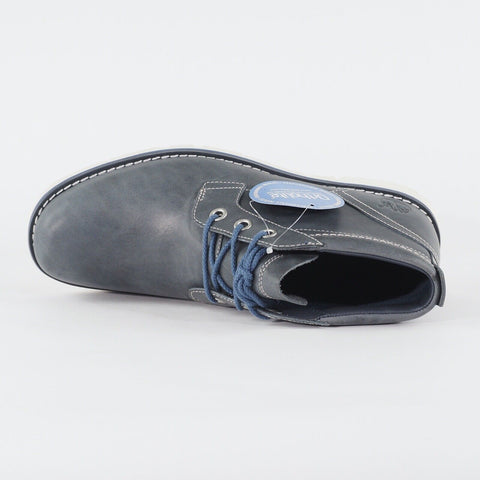 Mens Timberland Rugged 6863B Blue Leather Lace Uk Casual Walking Chukka Boots