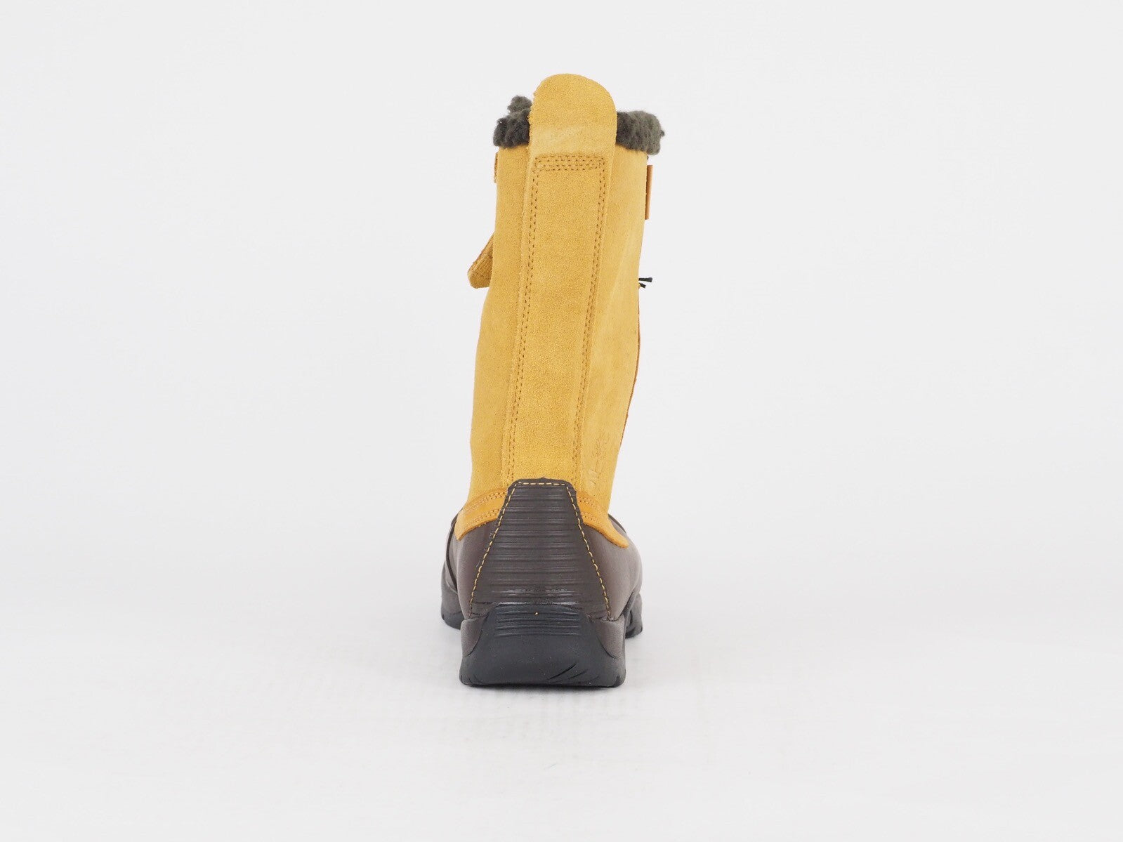 Boys Timberland Mallard 33985 Brown Wheat Leather Waterproof Lace Up Snow Boots
