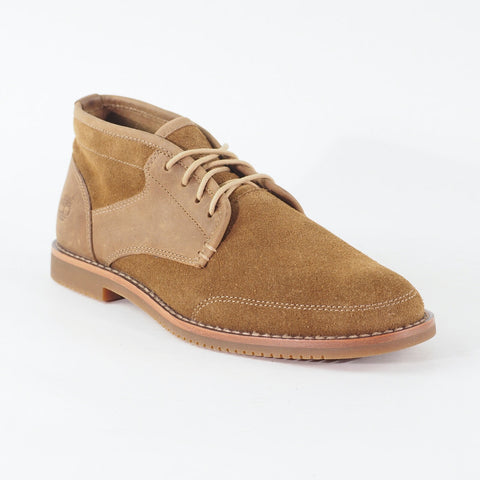 Mens Timberland Brooklyn Park A13MK Bronze Brown Leather Lace Up Chukka Boots