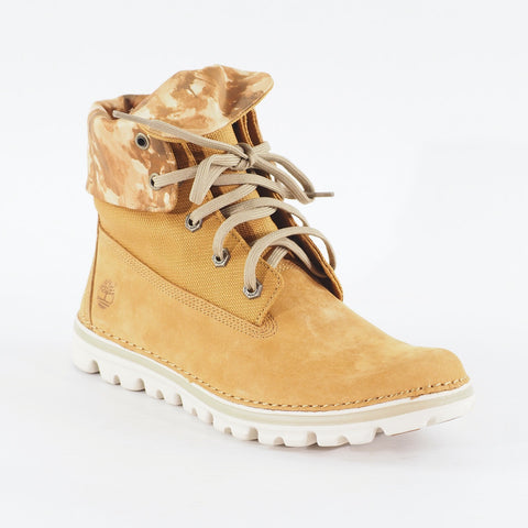 Womens Timberland Brooktn A14D9 Watercolour Wheat Leather Lace Up Walking Boots