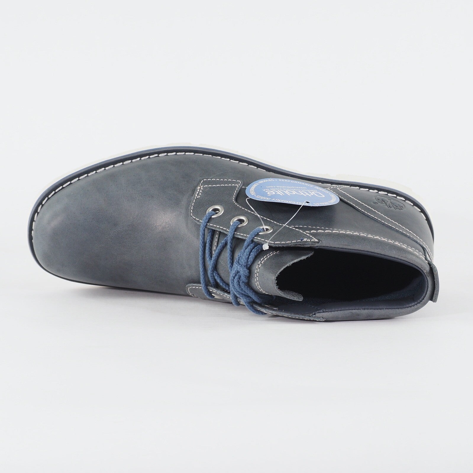 Mens Timberland Rugged 6863B Blue Leather Lace Uk Casual Walking Chukka Boots