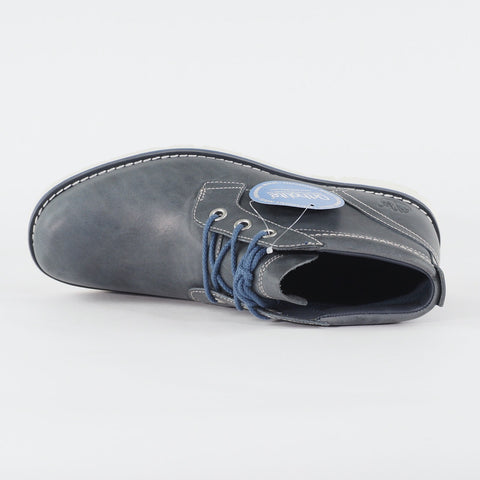 Mens Timberland Rugged 6863B Blue Leather Lace Uk Casual Walking Chukka Boots