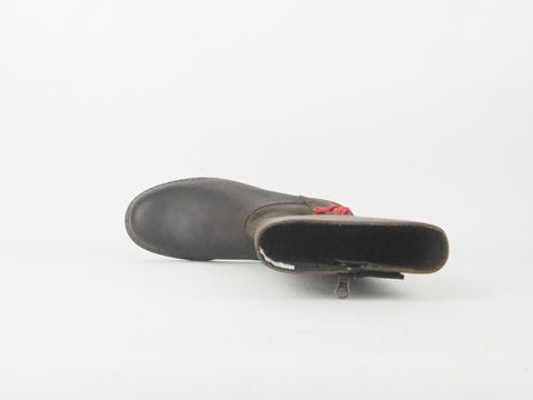 Girls imberland Amesbury Tall 8279R Brown Leather Tassel Girls Boots 