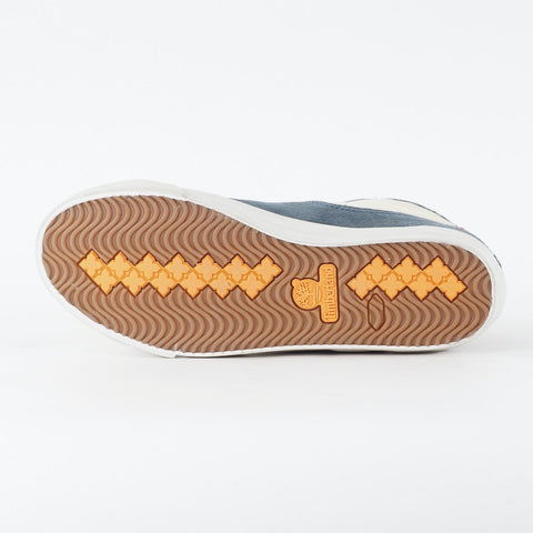 Womens Timberland EK Glastenbury Chukka 8666A Navy Off White Leather Zip Boots