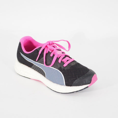 Womens Puma NRGY 188962 01 Black/Pink Lace Textile Running Walking Ladies Shoes 
