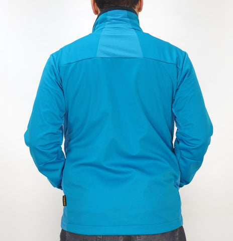 Mens Jack Wolfskin Sonic Vent 1303371 Dark Turquoise Zip Up Hiking Light Jacket