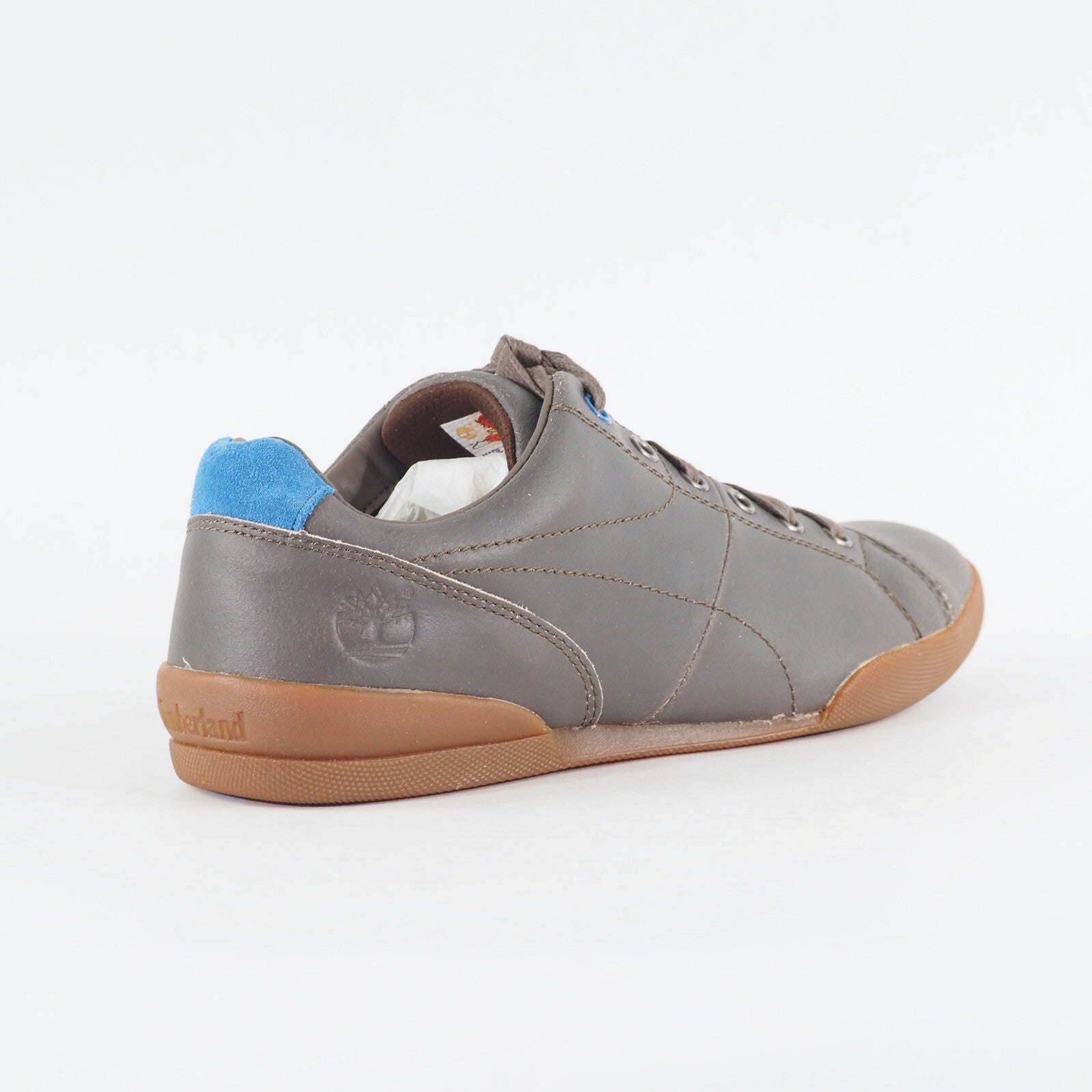 Mens Timberland Earthkeepers 5356A Grey Leather Low Top Lace Up Casual Shoes