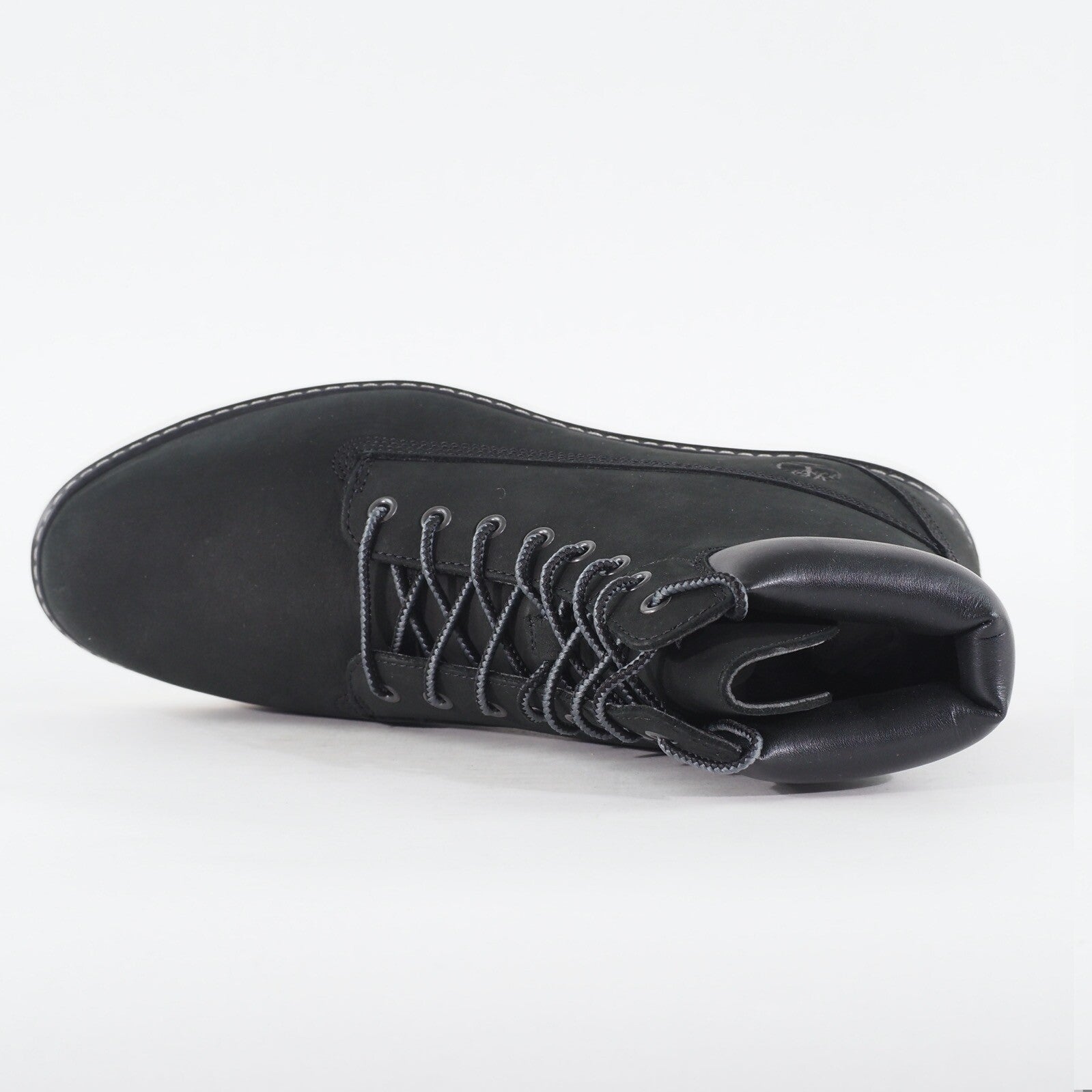 Womens Timberland Keeley Field 6 Inch A26HQ Black Nubuck Leather Lace Up Boots