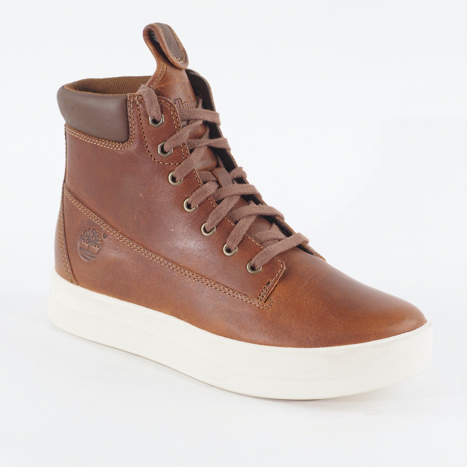 Womens Timberland Mayliss 6 Inch A19VF Brown Leather Lace Up Casual Boots