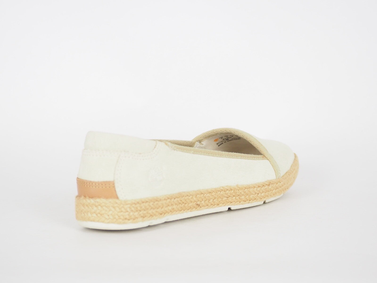 Womens Timberland Casco Bay A17E2 Beige Leather Casual Slip On Flats Shoes