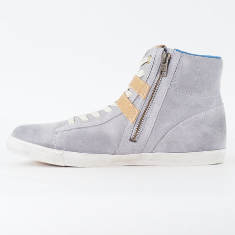 Womens Timberland EK Glastenbury 8838A Pale Blue Leather Zip Up Casual Boots