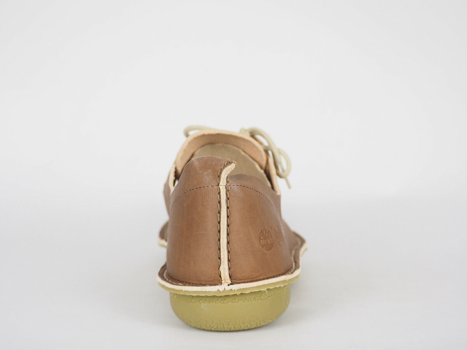 Mens Timberland Pozu MT Oxford 47556 Brown Leather Casual Boat Casual Shoes