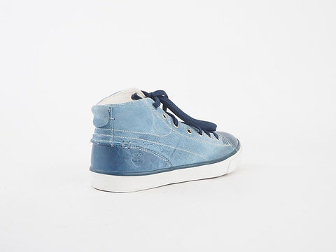 Mens Timberland EK Hokcmp  CTC LT 5265A Blue Leather Shoes Lace Up Chukka Boots
