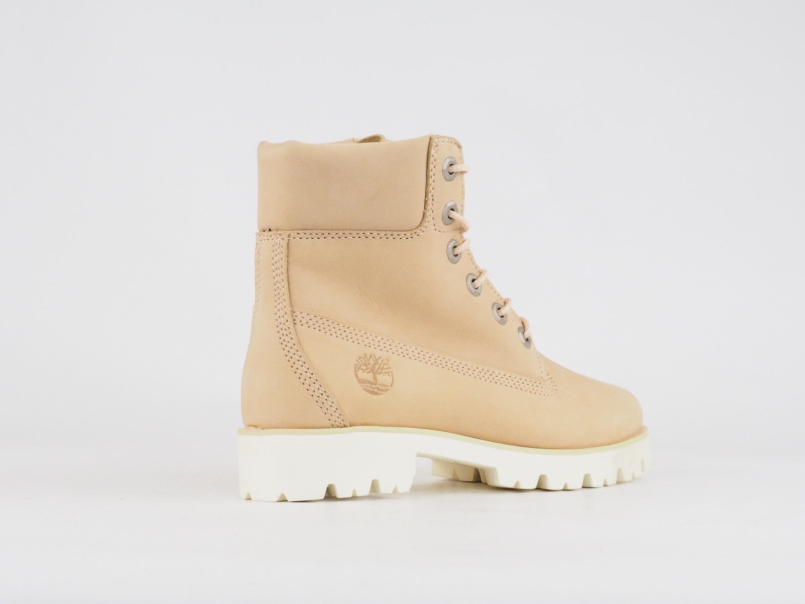 Womens Timberland Heritage A1TYIA Beige Leather Casual Shoes Winter Chukka Boots