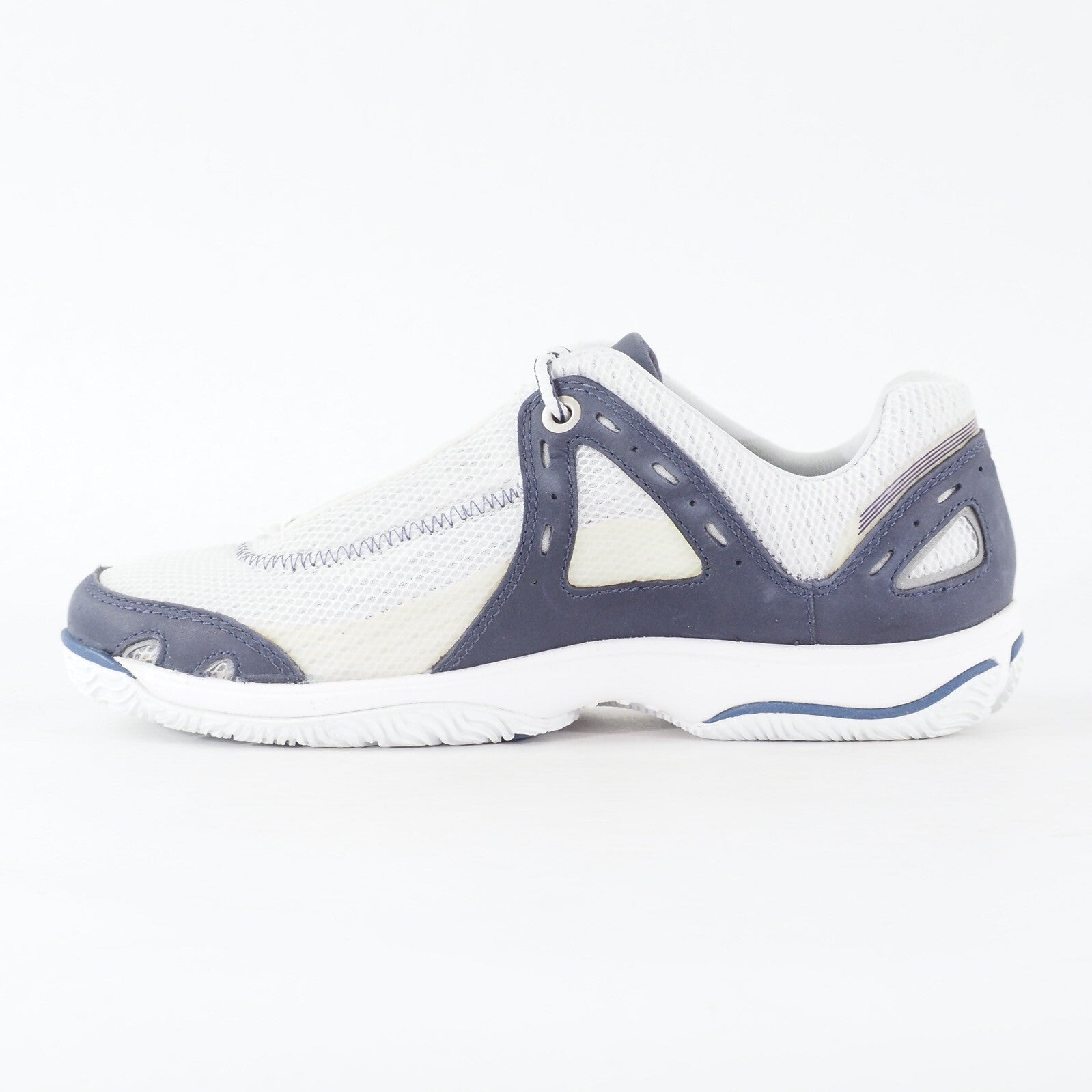 Womens Timberland Formentor 27642 Navy White Leather Fabric Lace Up Trainers
