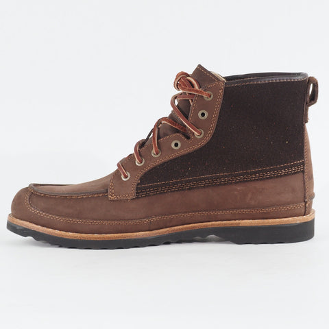 Mens Timberland Abington 7 Eyed 82582 Medium Brown Leather Lace Up Casual Boots