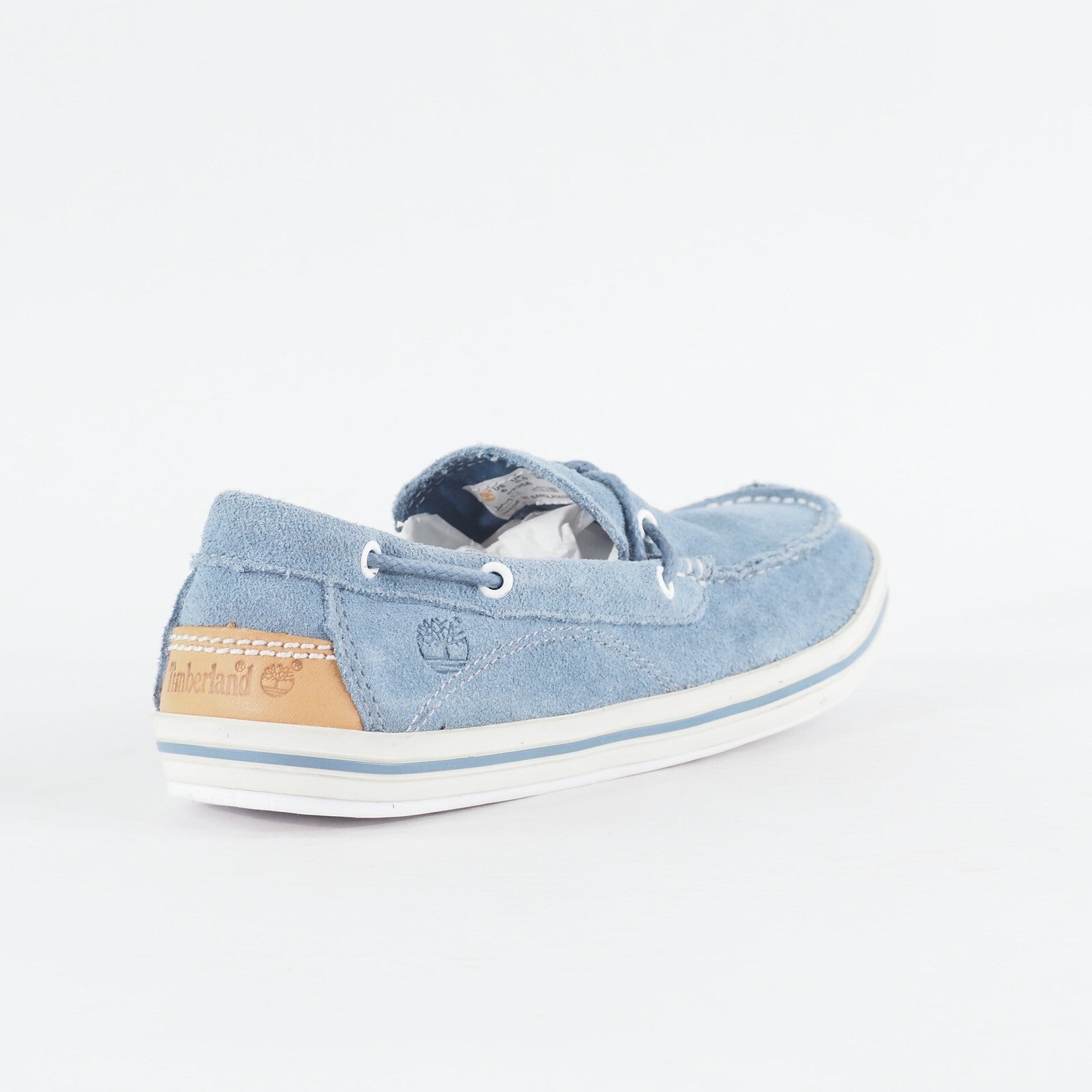Timberland EK Cascoby 1 Eye 5235A Light Blue Lace Up Casual Boat Shoes