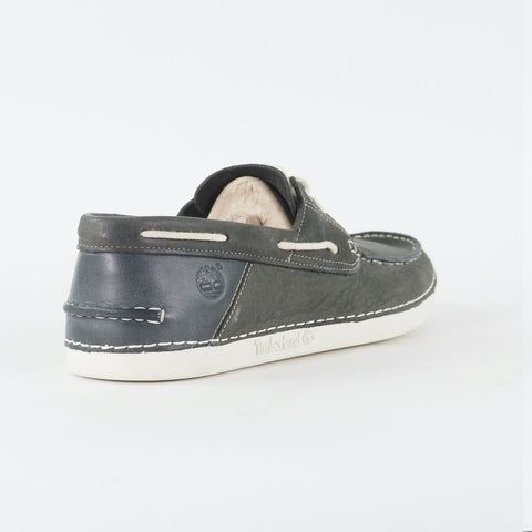 Mens Timberland Earthkeeper 2.0 20514 Dark Grey Leather Lace Casual Boat Shoes
