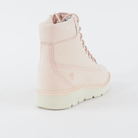 Womens Timberland Kenniston 6inch A1XFT Pink Leather Lace Up Casual Ankle Boots