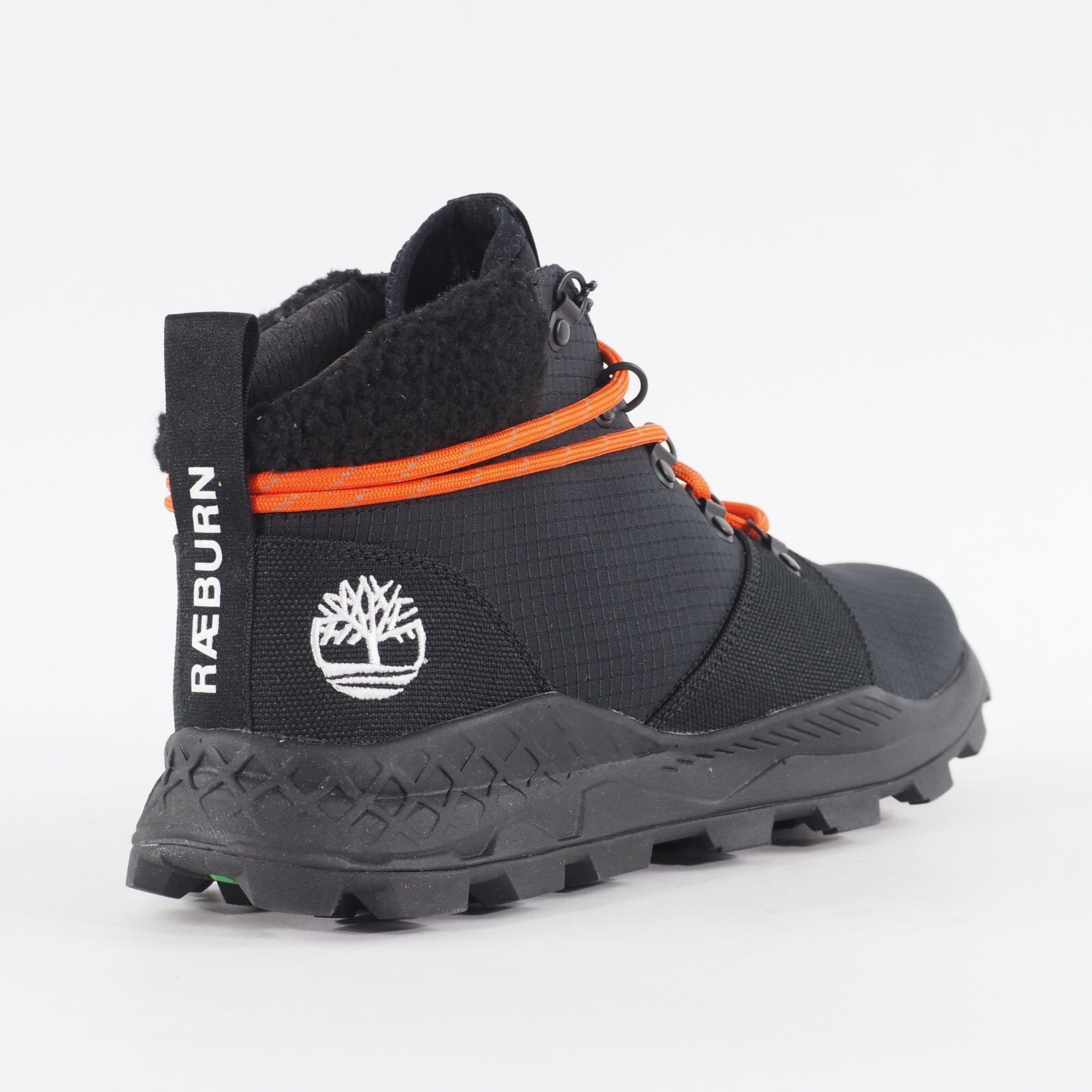 Mens Timberland Premium Brooklyn Mid A283A Black Canvas Lace Up Casual Boots