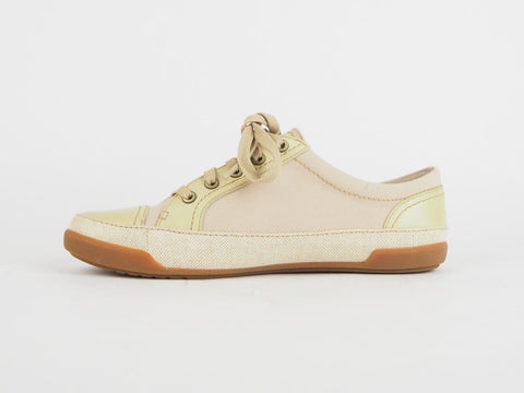 Womens Timberland Northport Oxford 3963R Beige Leather Flat Lace Casual Shoes 