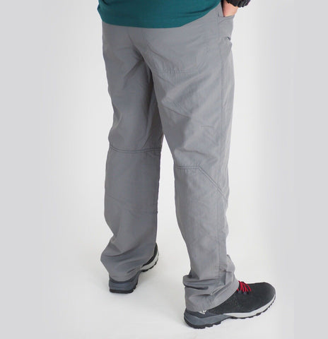 Mens Jack Wolfskin Walton 5004632 Tarmac Grey Asian Fit Light Hiking Trousers