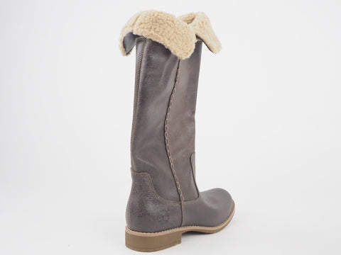 Womens Timberland Shoreham Fold Down 25670 Brown Leather Tall Boots