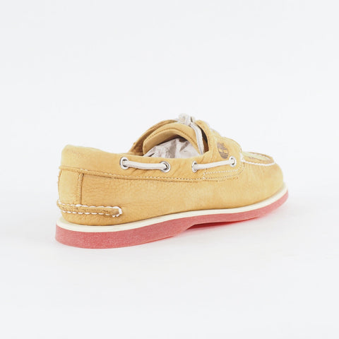 Mens Timberland Classic 2 Eyed 6507A Light Brown Lace Up Casual Boat Shoes