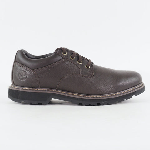 Mens Timberland Woodmont Oxford A1H6J Dark Brown Leather Lace Up Casual Shoes