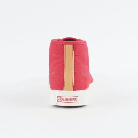 Mens Timberland EK 20 Cupsole Chukka 5065R Red Canvas Lace High Top Casual Boots