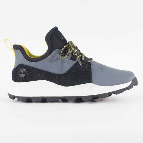 Mens Timberland Brooklyn A2D9E Medium Grey Fabric Lace Walking Casual Trainers