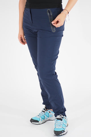 Womens Jack Wolfskin New Seattle 1505021 Midnight Blue Windproof Hiking Trousers