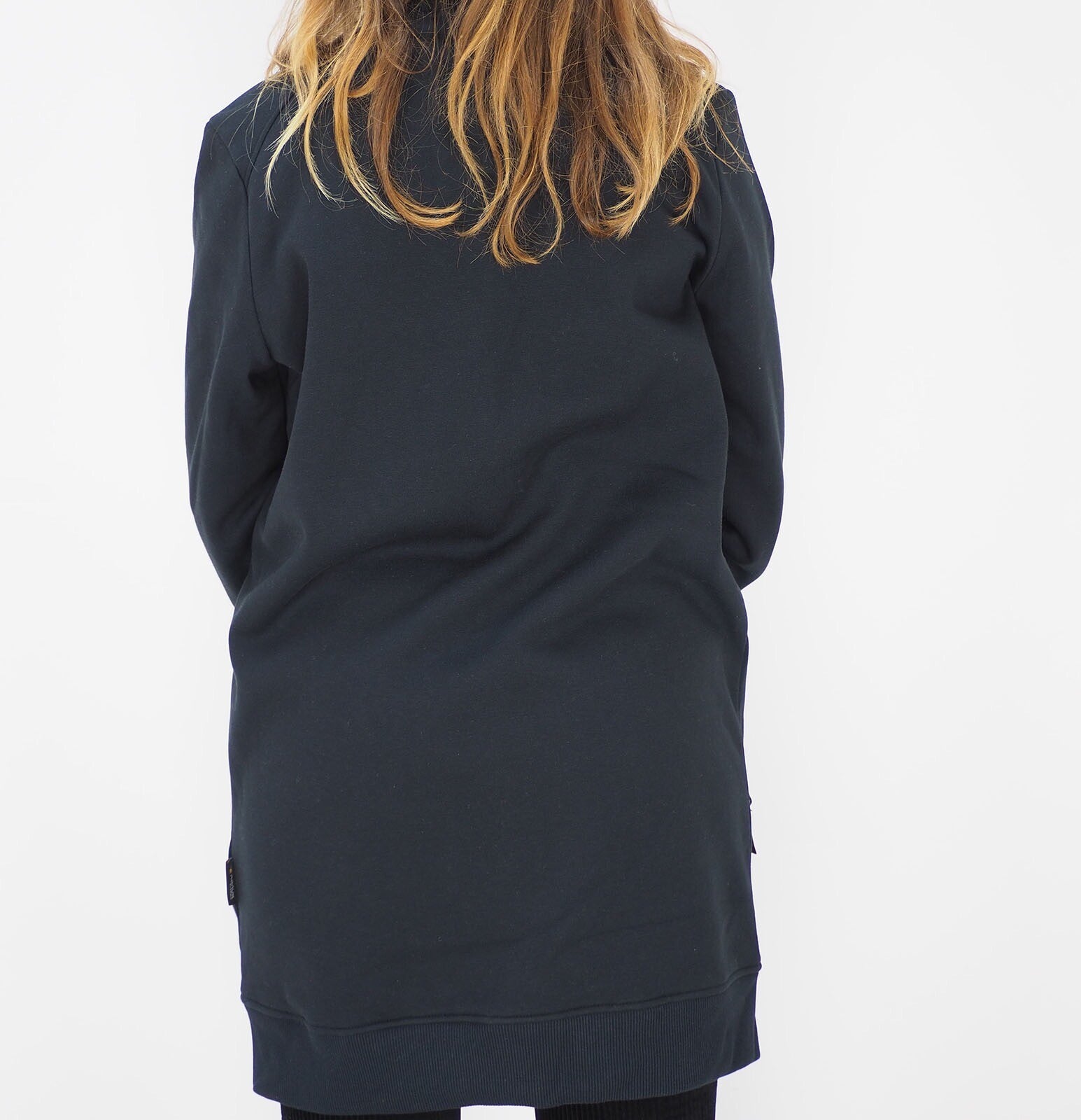 Womens Jack Wolfskin Tribeca 1705041 Black Long Full Zip Up Warm Sweatshirt