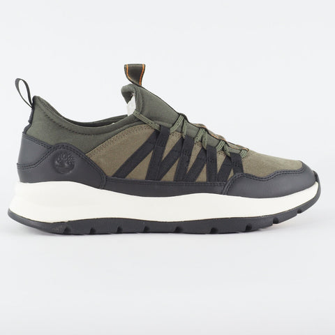 Mens Timberland Broughs Sroject Olive A24SV Leather Casual Walking Trainers