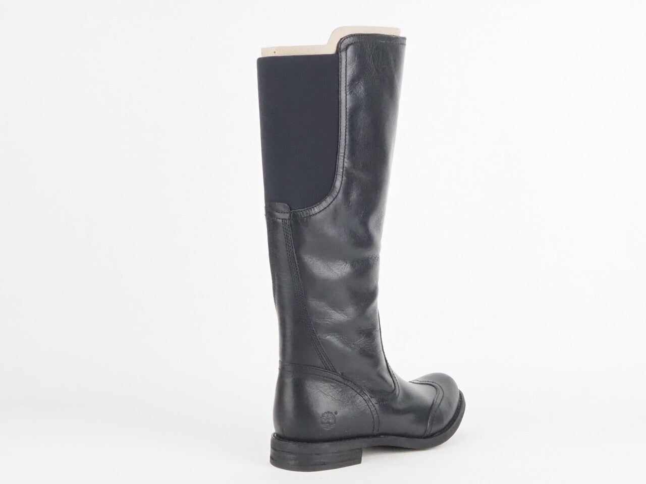 Womens Timberland Savin Hill Tall 8560A Black Leather Zip Waterproof Boots