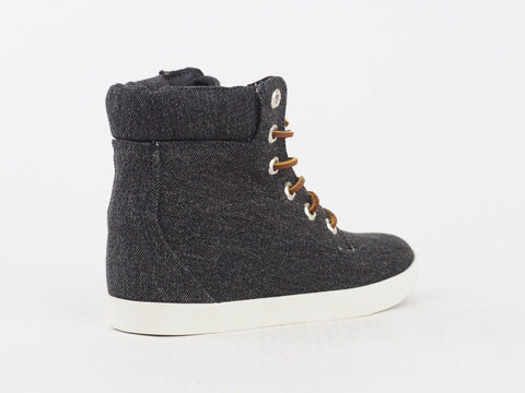 Womens Timberland Earthkeepers 8400B Black Casual Shoes Lace Up Chukka Boots
