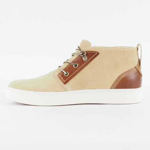 Mens Timberland Amherst Chukka Travertine 75564 Beige Suede Lace Up Casual Boots