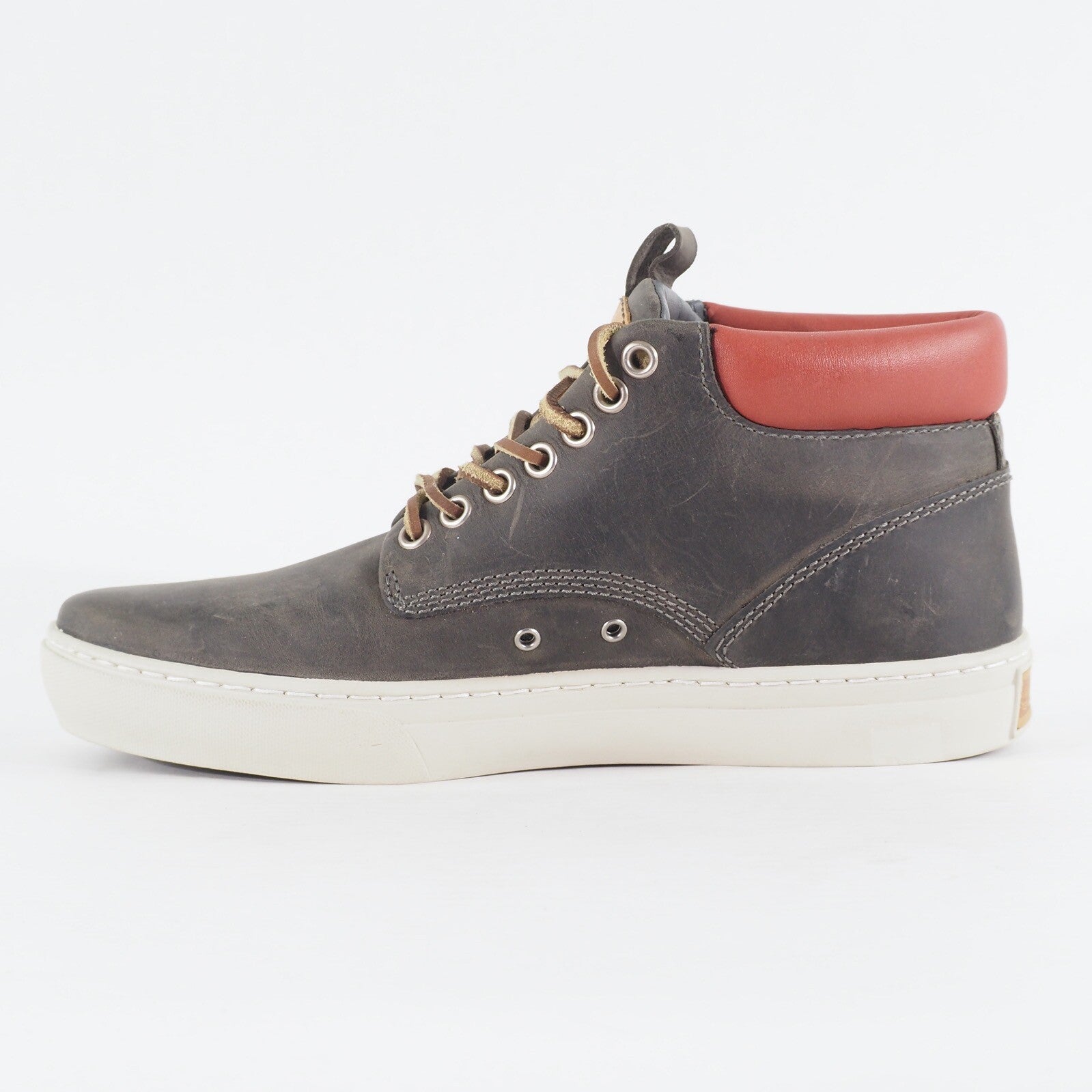 Mens Timberland EK Adventure Chukka 9753A Dark Grey Leather Lace Up Chukka Boots