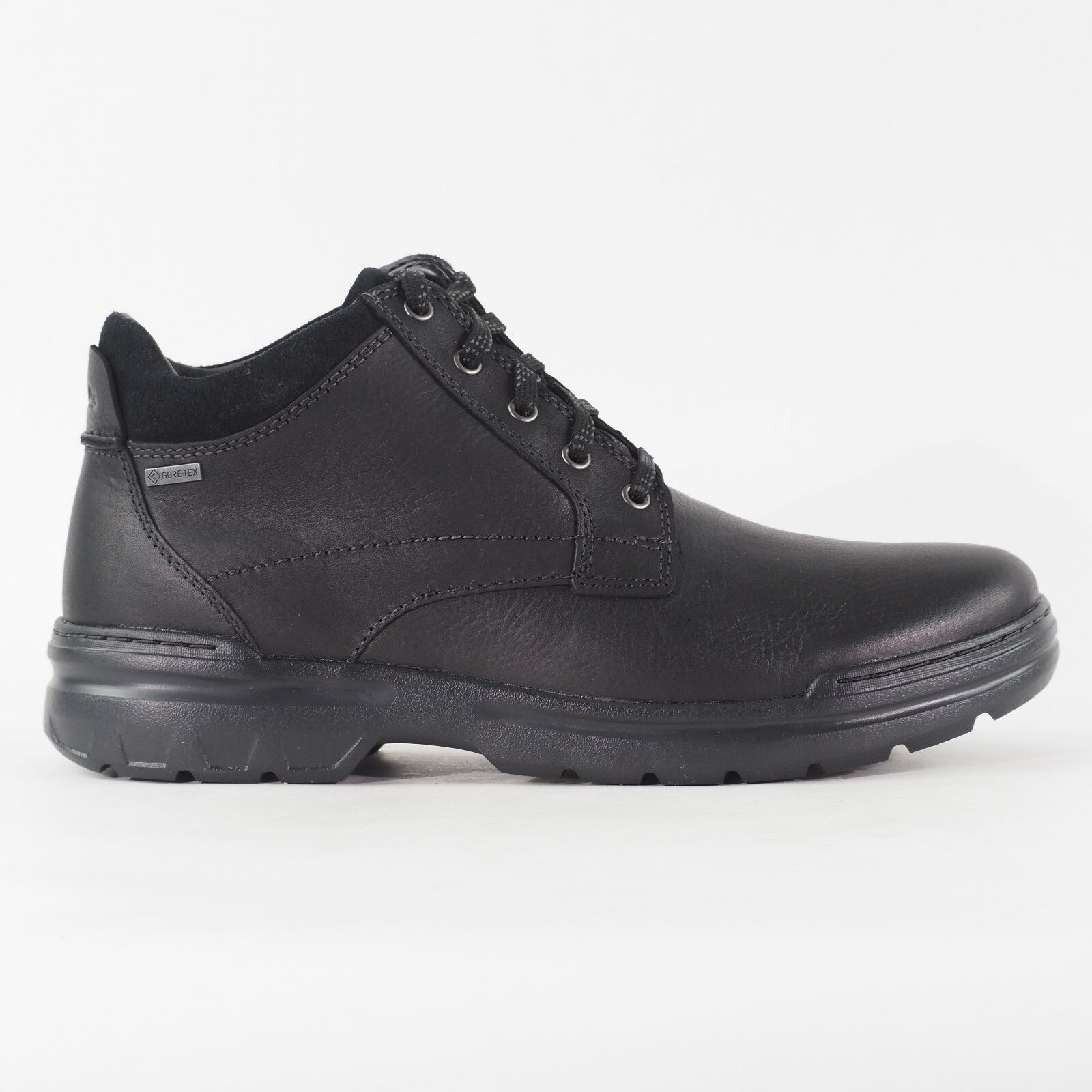Mens Clarks Rockie 2 Gore Tex 21621 H Black Leather Walking Light Chukka Boots